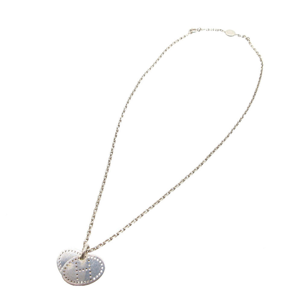 HERMES Necklace Silver925 Silver Eclipse Evelyn Oval Women