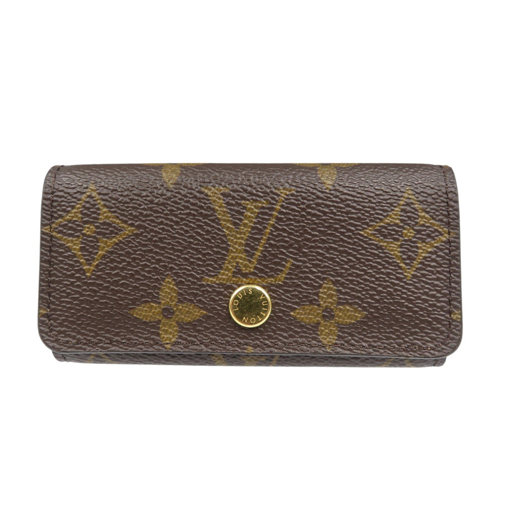 LOUIS VUITTON Key case Key holder M69517 Monogram canvas Brown Monogram Multicles4