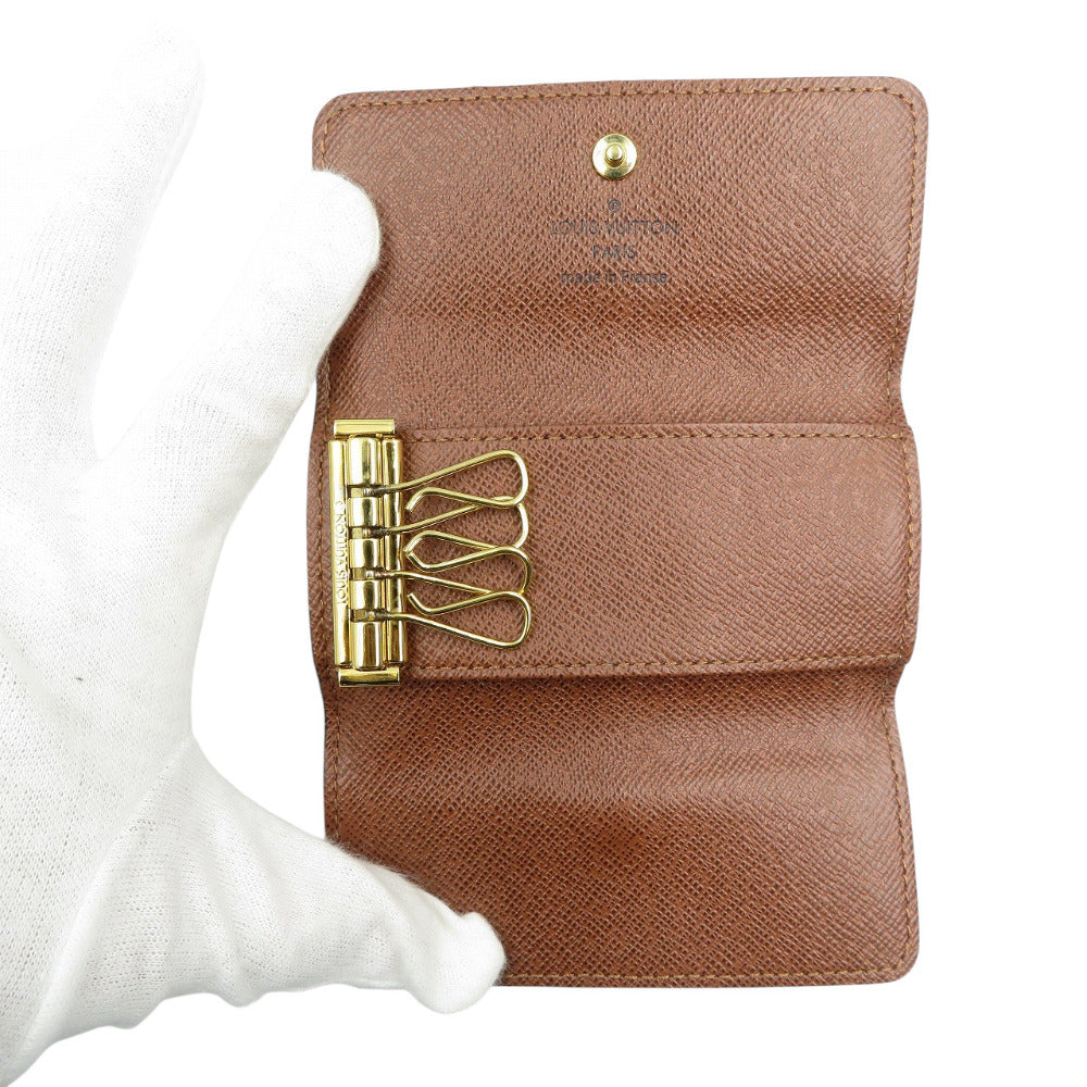 LOUIS VUITTON Key case Key holder M69517 Monogram canvas Brown Monogram Multicles4