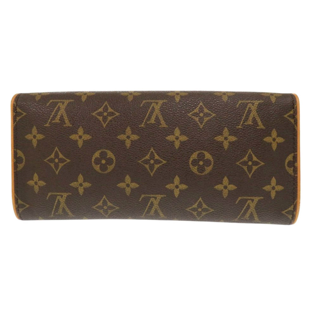 LOUIS VUITTON Shoulder Bag M51852 Monogram canvas Brown Monogram Pochette Twin GM Women