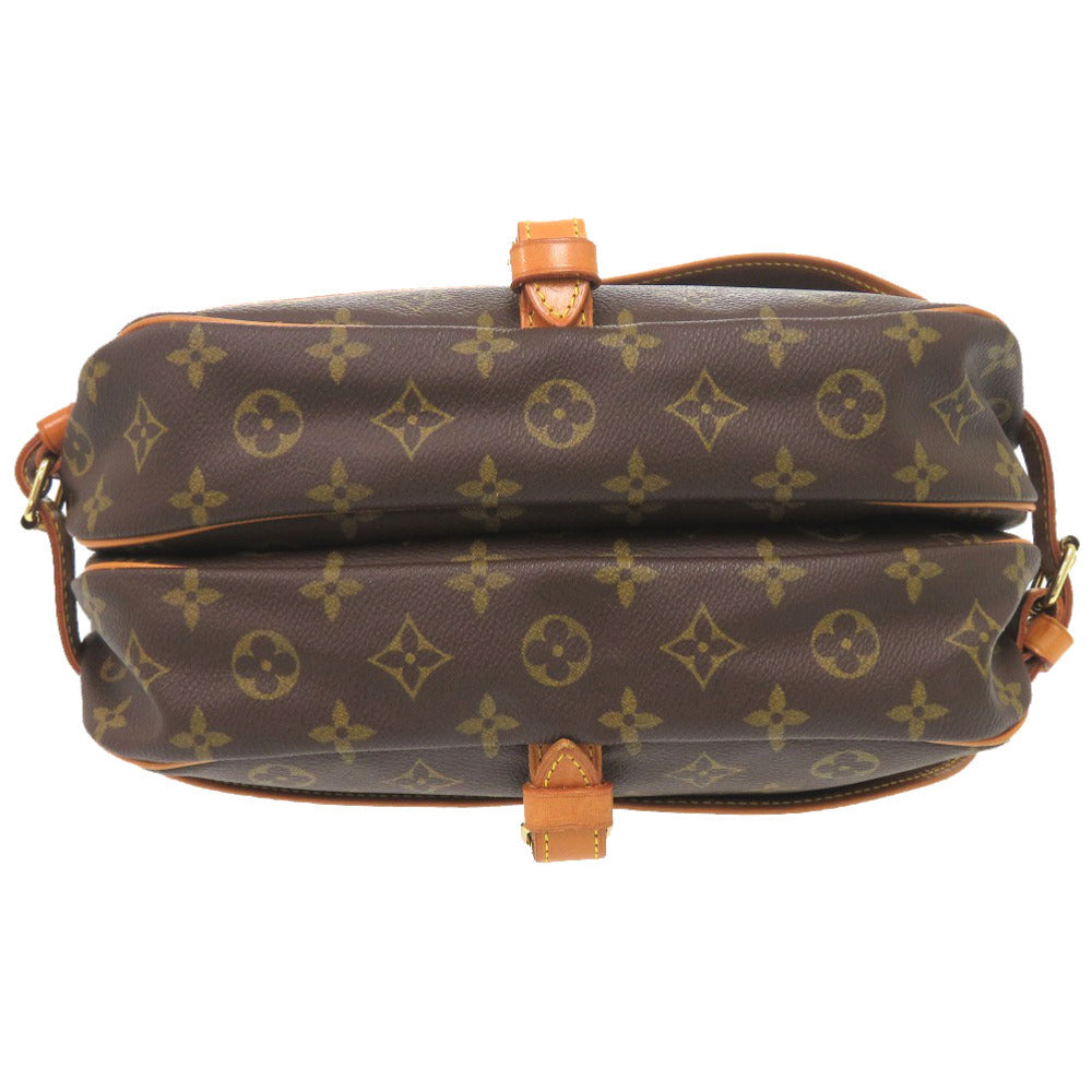 LOUIS VUITTON Shoulder Bag M42256 Monogram canvas Brown Monogram Saumur 30