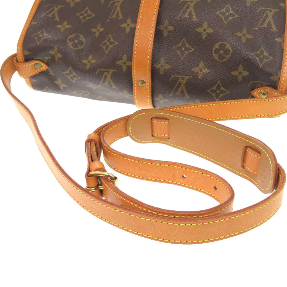 LOUIS VUITTON Shoulder Bag M42256 Monogram canvas Brown Monogram Saumur 30