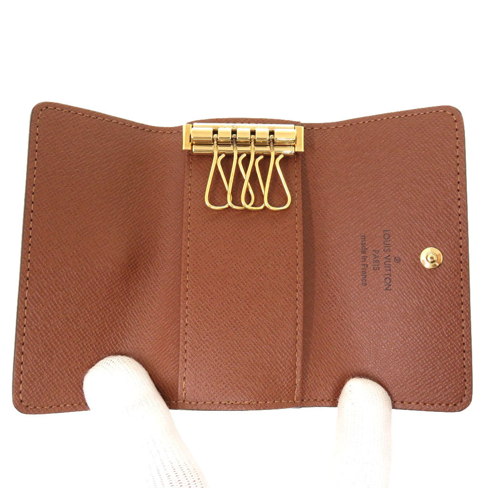 LOUIS VUITTON Key case Key holder M69517 Monogram canvas Brown Monogram Multicles4
