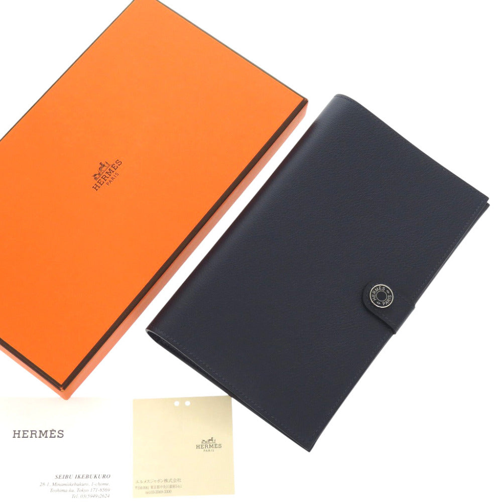 HERMES Long Wallet Purse Evercolor Bruny RMS Tutankhamun mens