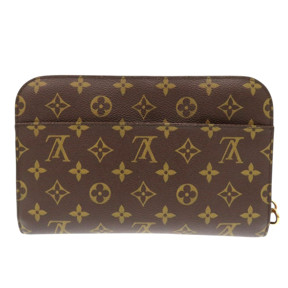 LOUIS VUITTON business bag M51790 Monogram canvas Brown Orsay unisex(Unisex)