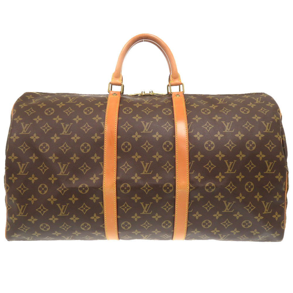 LOUIS VUITTON Boston Duffel bag M41424 Monogram canvas Brown Monogram Keepall 55