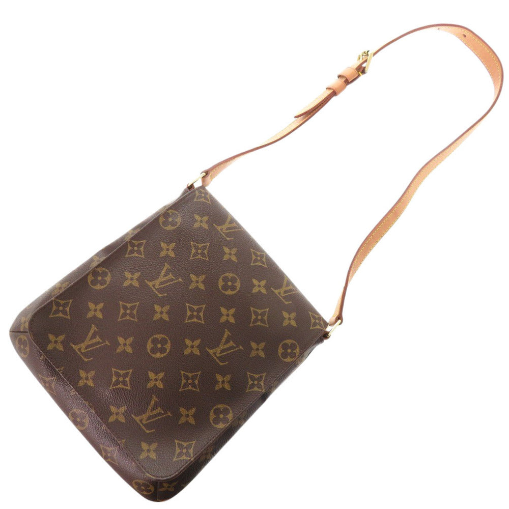 LOUIS VUITTON Shoulder Bag M51258 Monogram canvas Brown Monogram Musette Salsa short strap