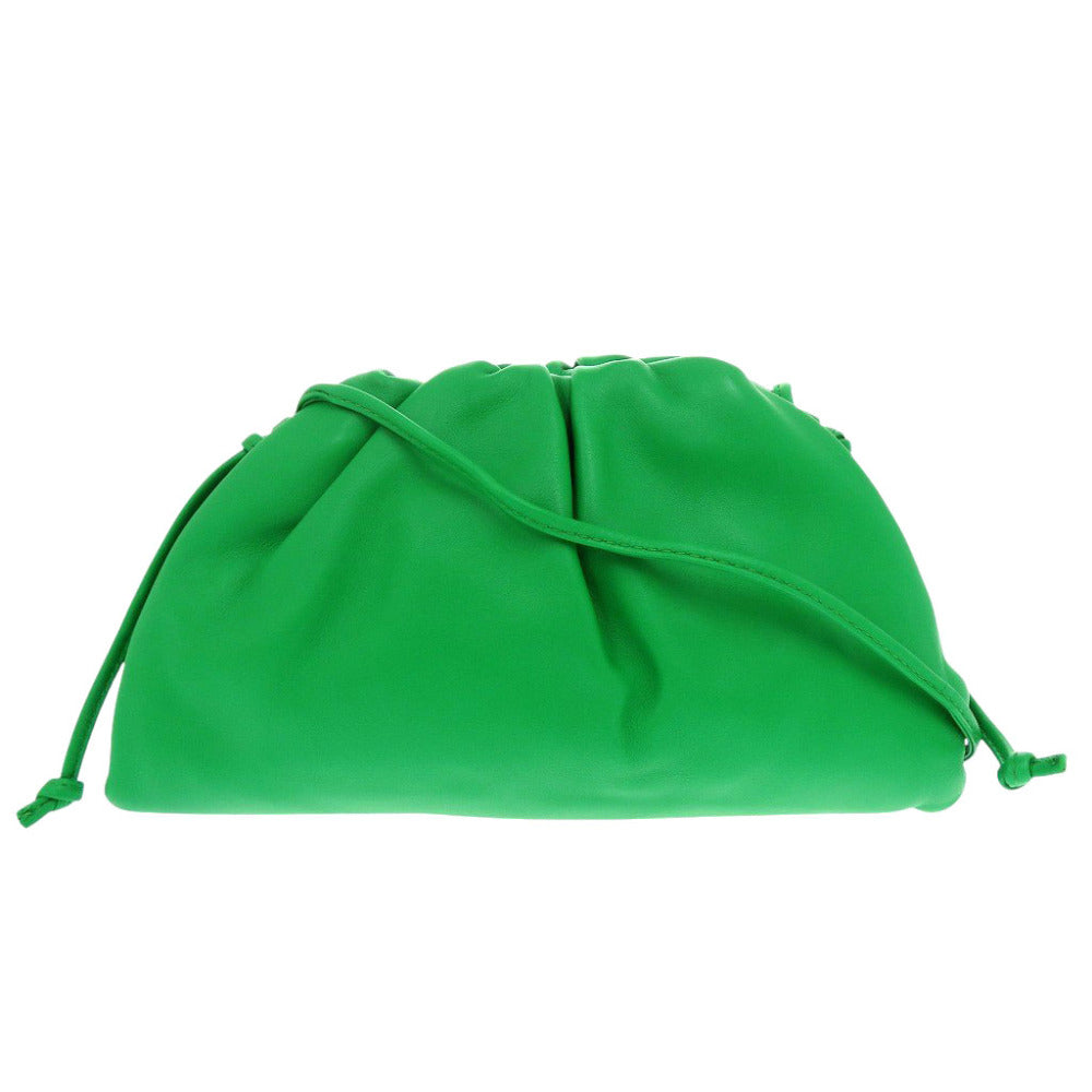 BOTTEGAVENETA Shoulder Bag 585852 leather green Mini The Pouch Purse Women