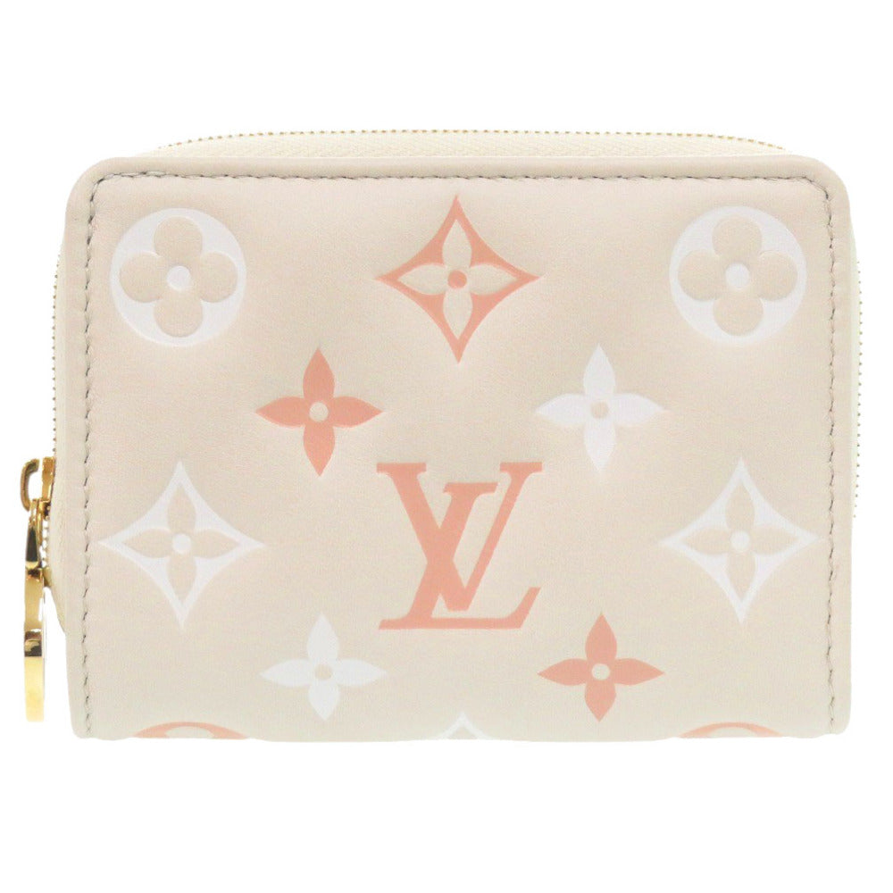 LOUIS VUITTON Bifold Wallet M82291 leather beige Monogram Portefeuille Lou Women