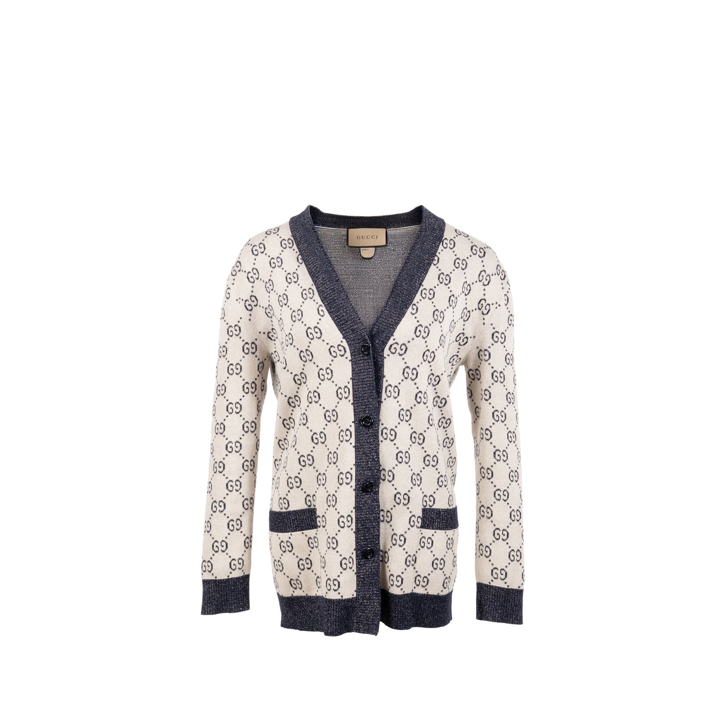 Gucci Size Cardigan Cotton Multicoloured