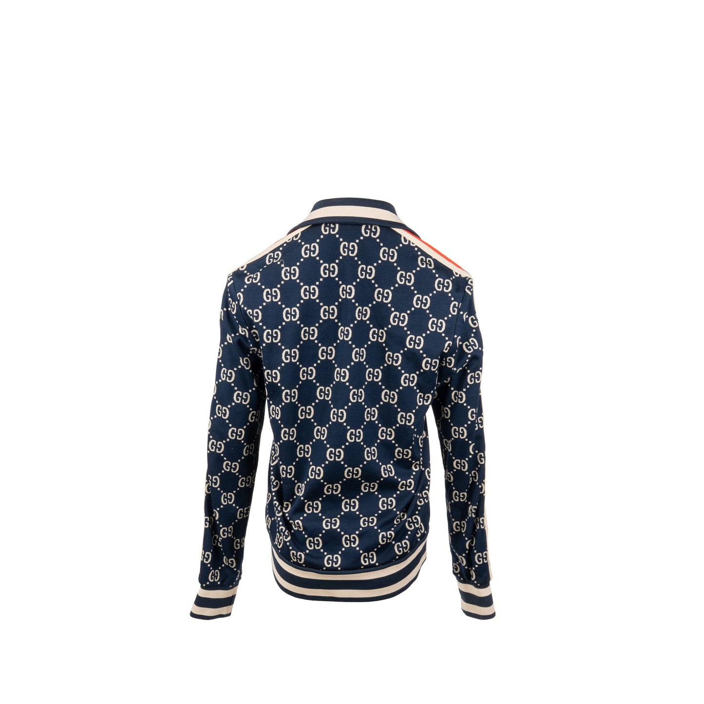 Gucci Size M Jacquard Striped Jacket Cotton Multicoloured