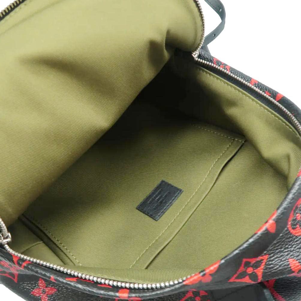 Louis Vuitton Palm Springs PM Monogram Infrarouge Backpack Black
