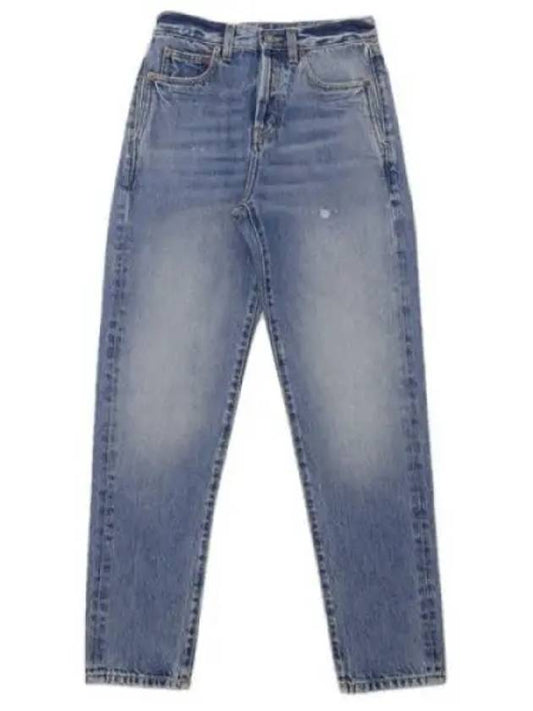 Luxury Saint Laurent Trending 2025 Slim Fit Denim Cotton Straight Jeans Blue