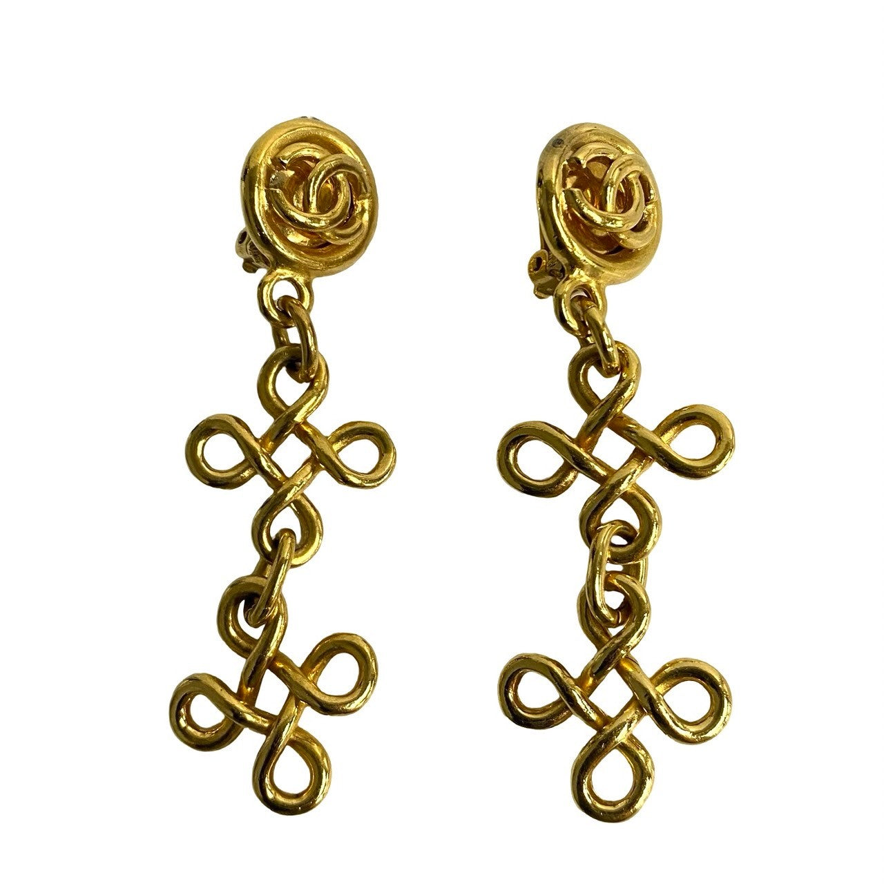 CHANEL Earring Gold Plated gold Women