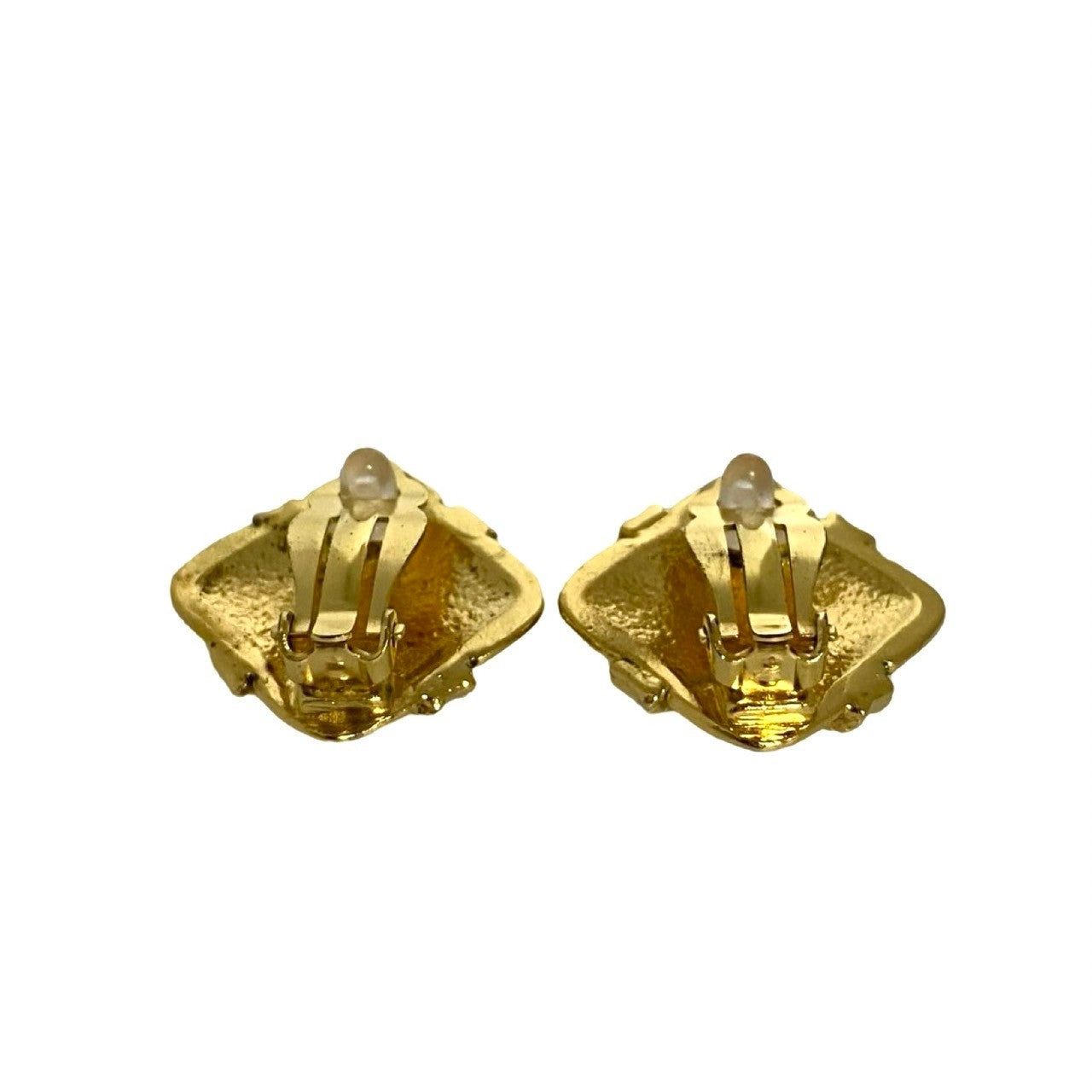 CHANEL Earring Gold Plated gold COCO Mark Women