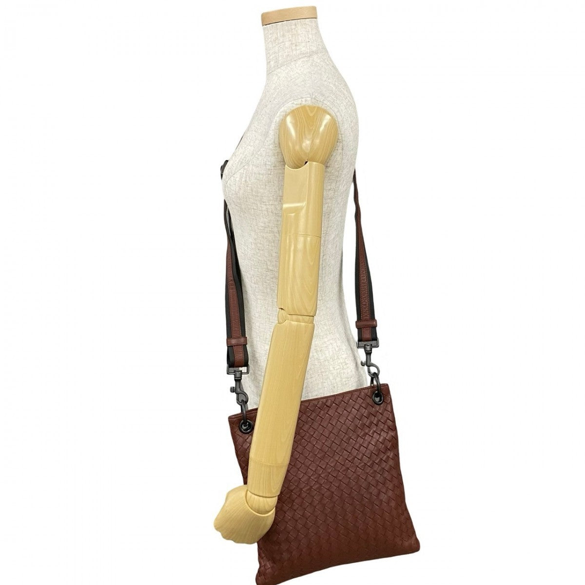 BOTTEGAVENETA Shoulder Bag leather Brown INTRECCIATO Women