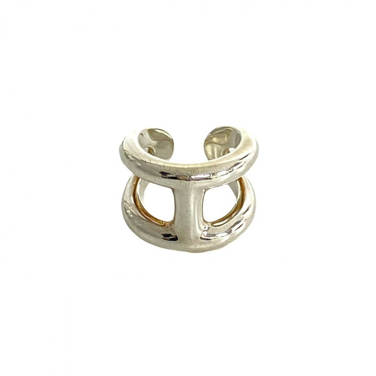 HERMES Ring Silver925 Silver Osmoz GM mens 50