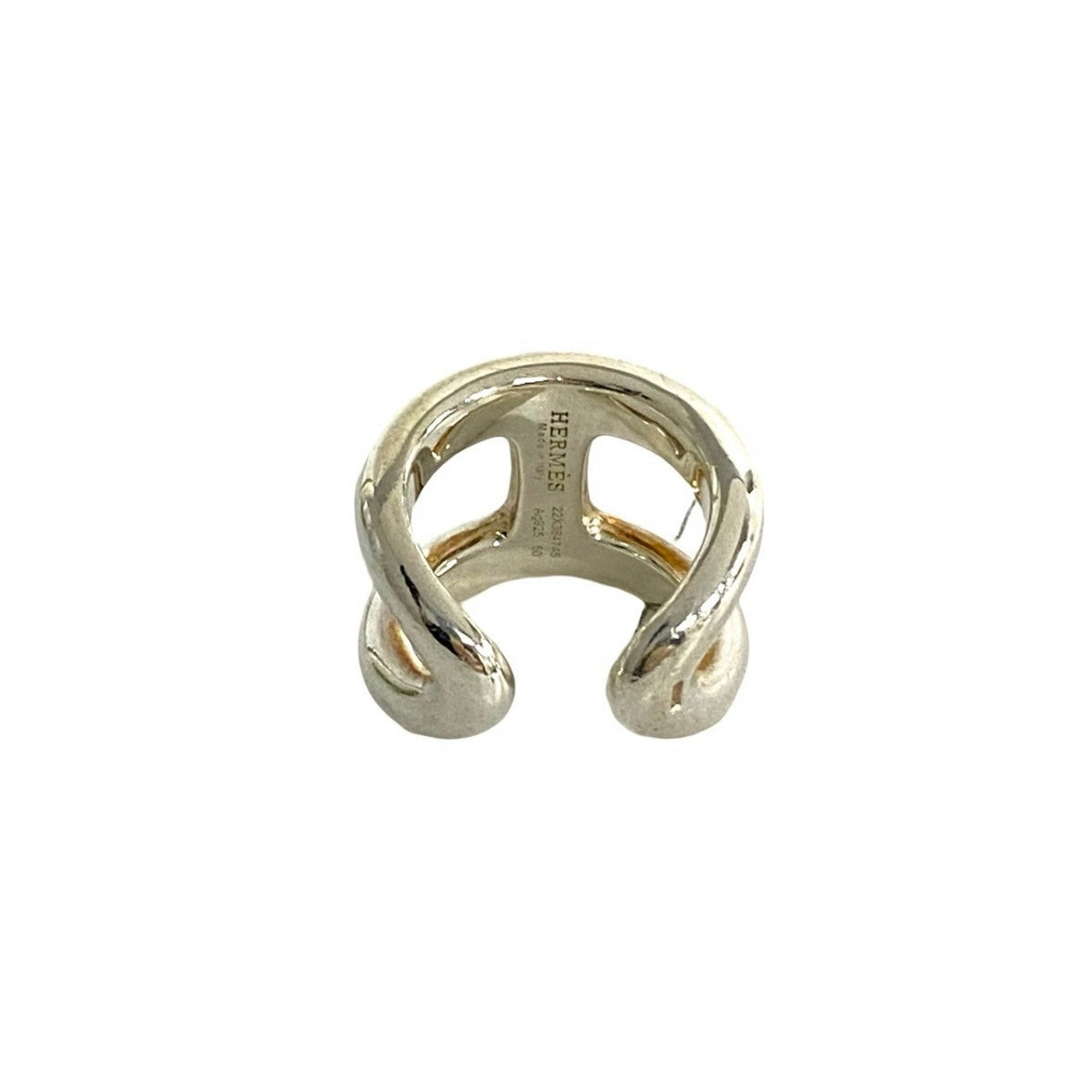 HERMES Ring Silver925 Silver Osmoz GM mens 50