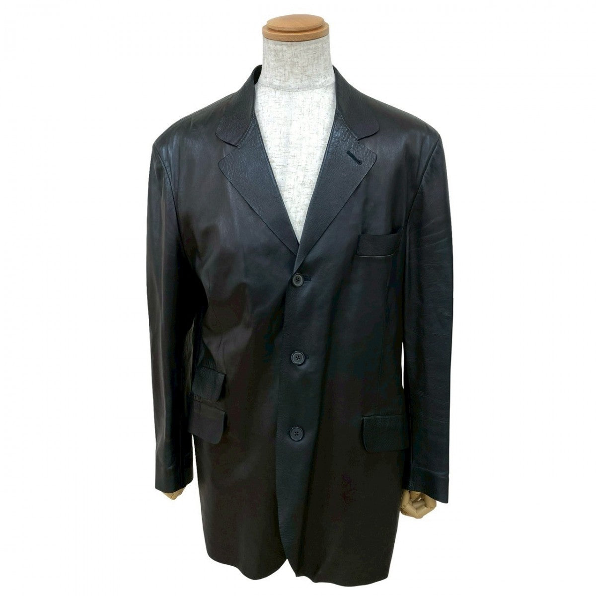 HERMES Other outerwear leather black 54