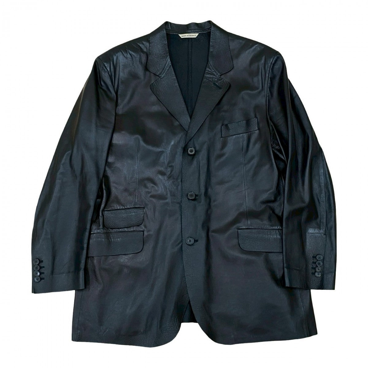 HERMES Other outerwear leather black 54