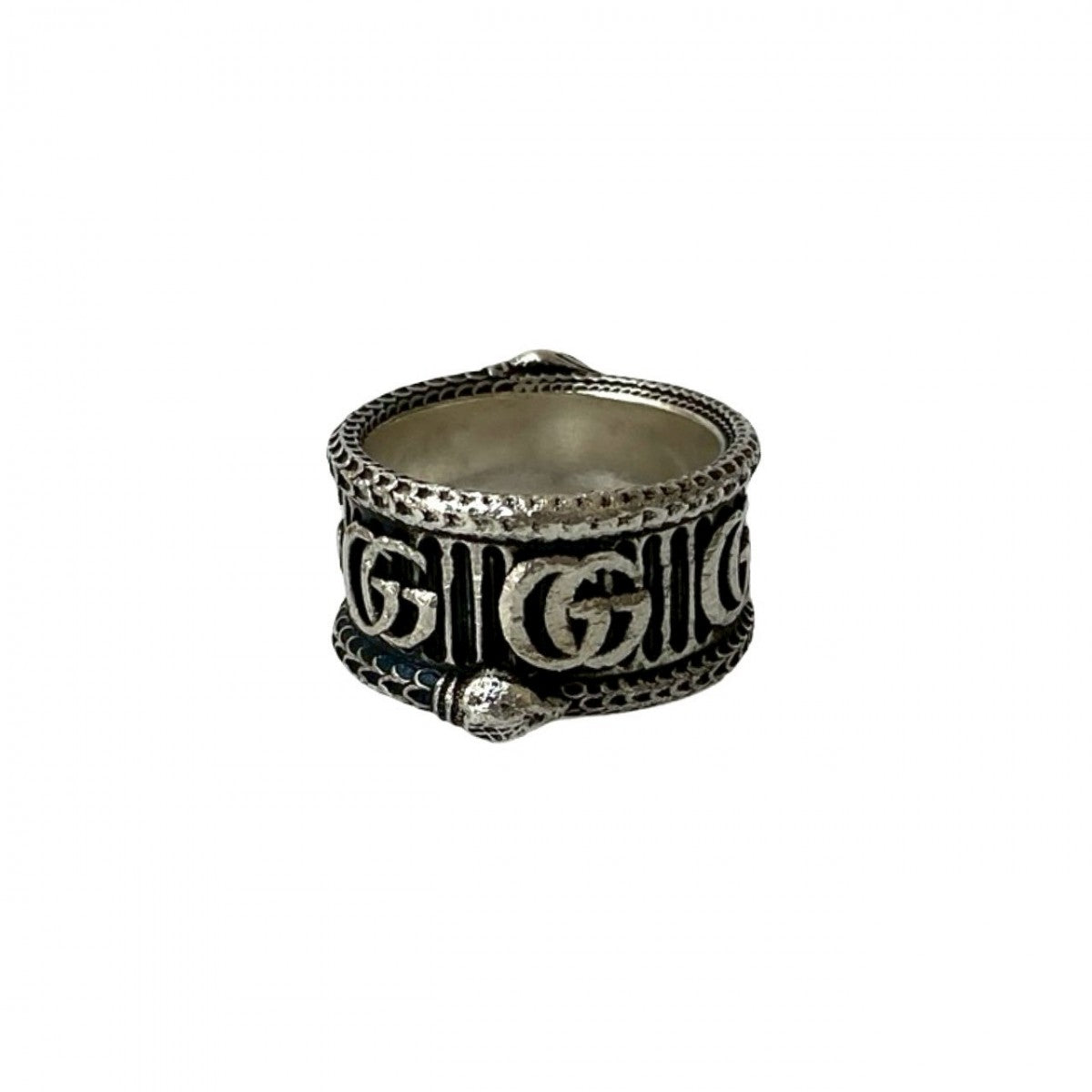 GUCCI Ring Silver925 Silver Double G Snake Ring mens