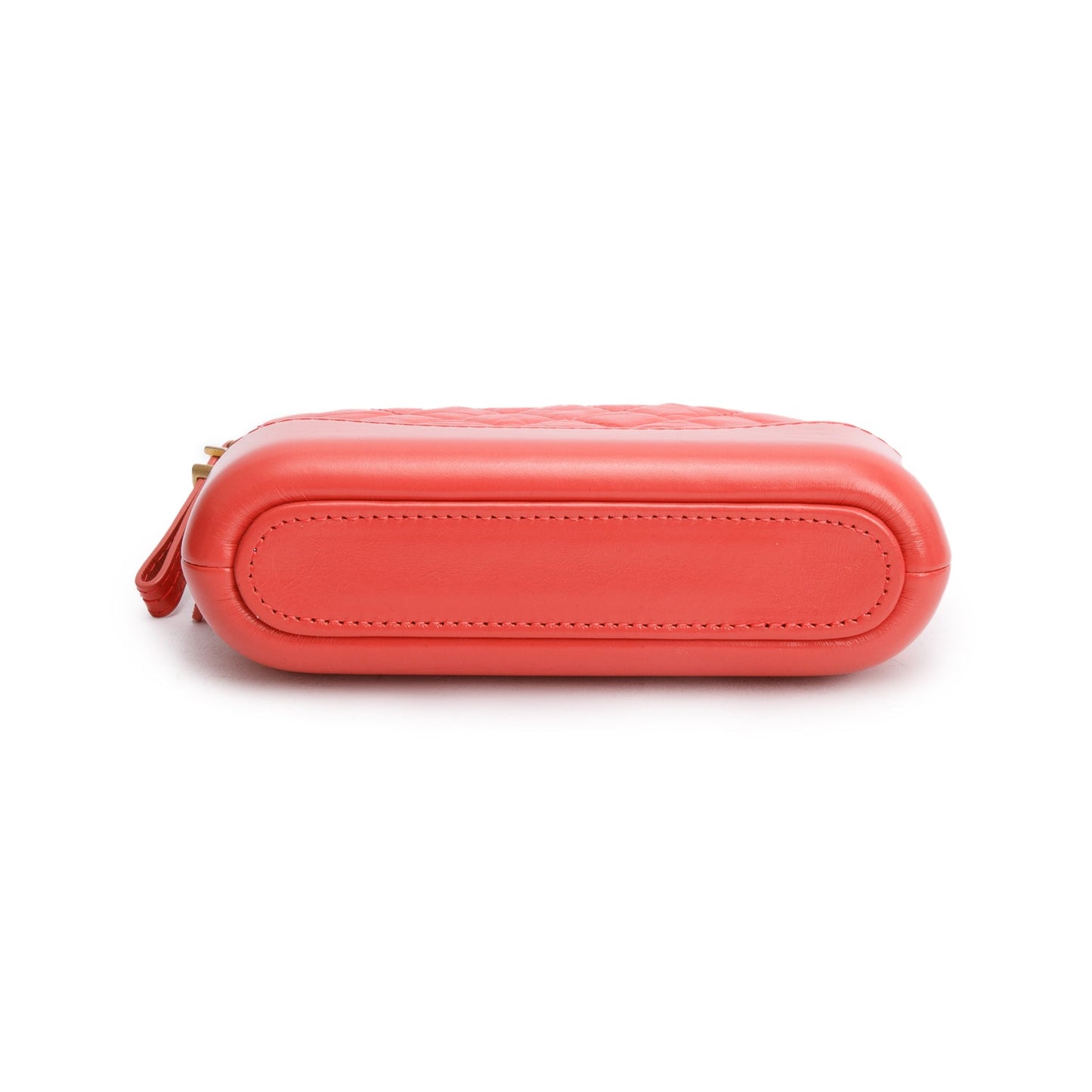 Chanel Pink Aged Calfskin Quilted Gabrielle Clutch on Chain