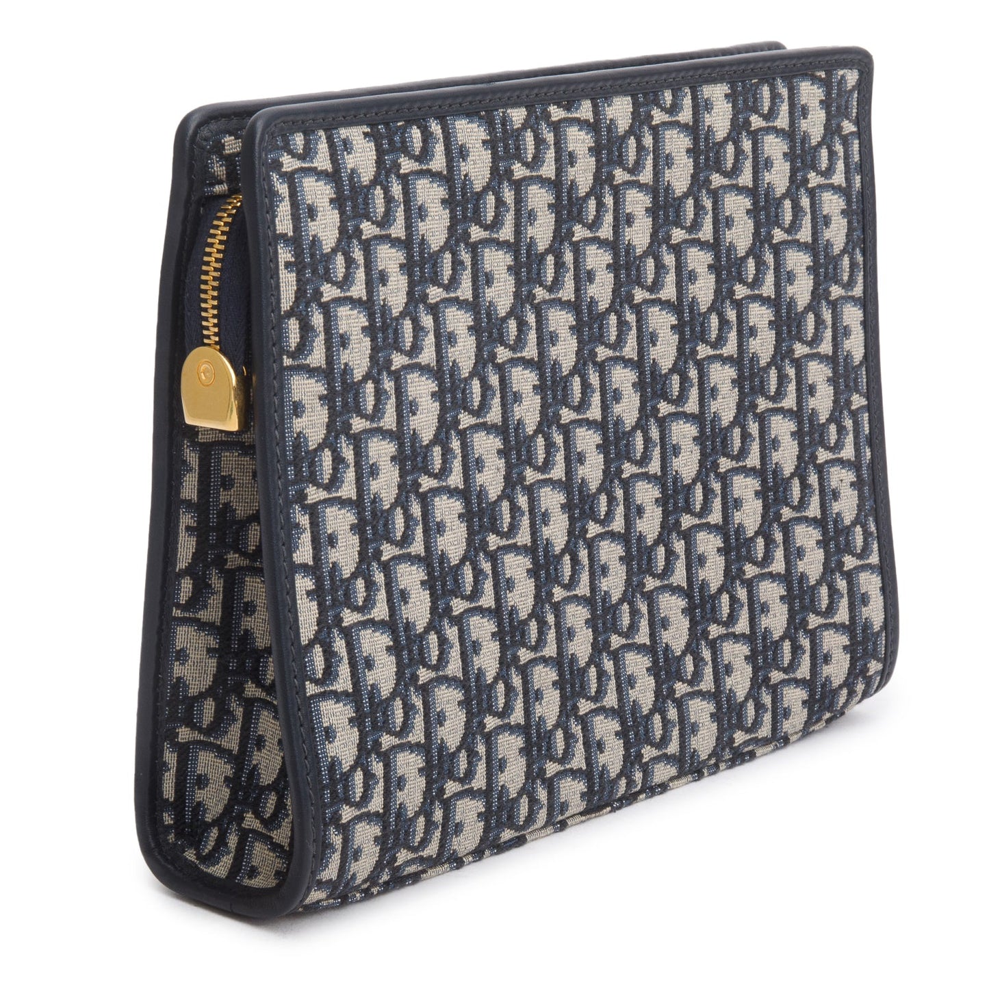 Christian Dior 2022 Blue Dior Oblique Jacquard Dea 30 Montaigne Pouch