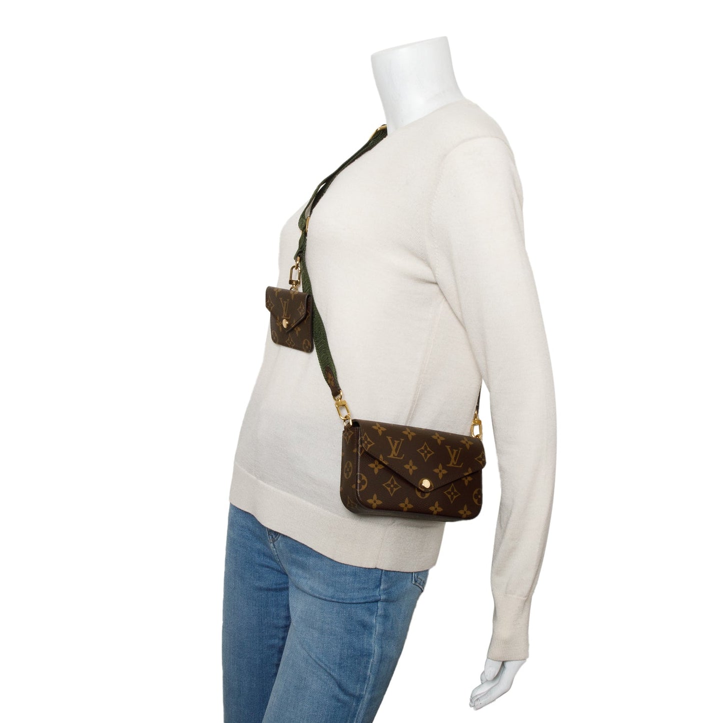 Louis Vuitton 2020 Monogram Felicie Strap & Go Crossbody Bag