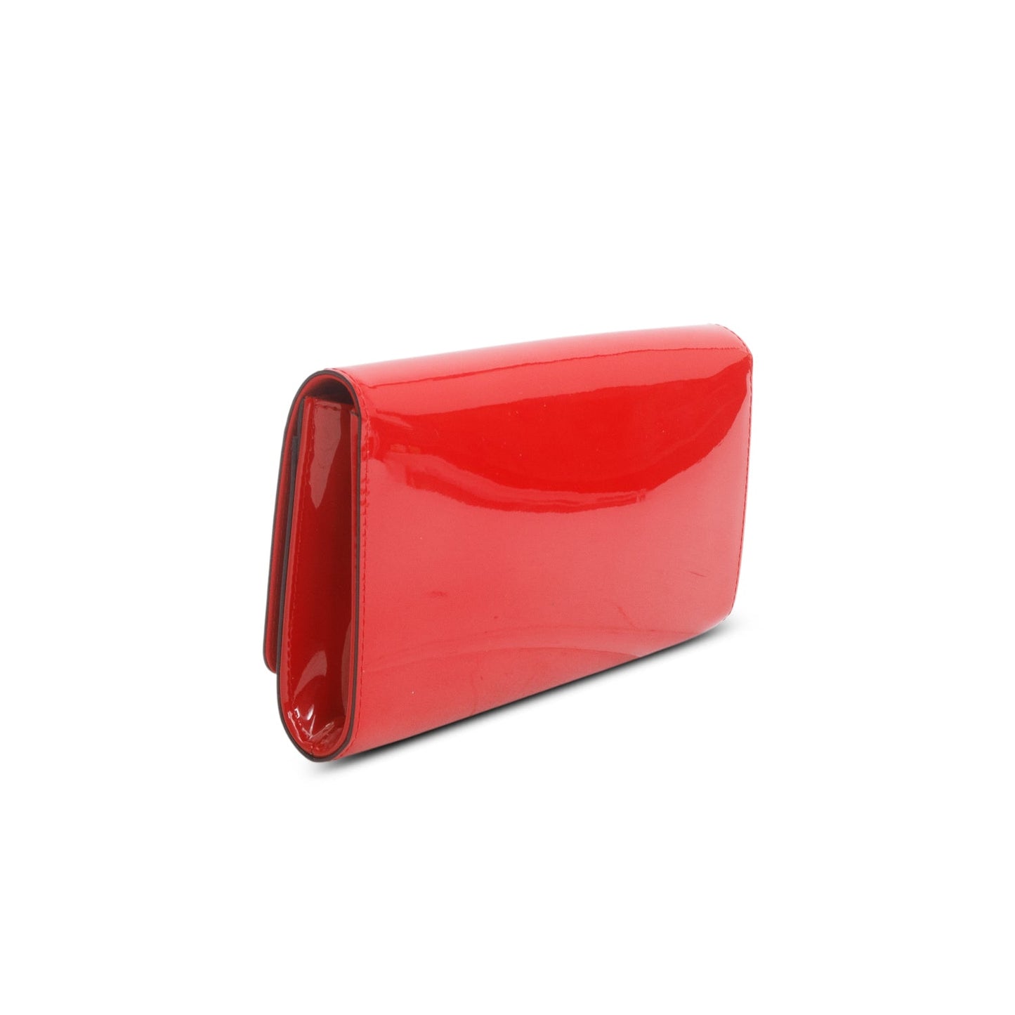 Louis Vuitton Red Vernis Louise Clutch