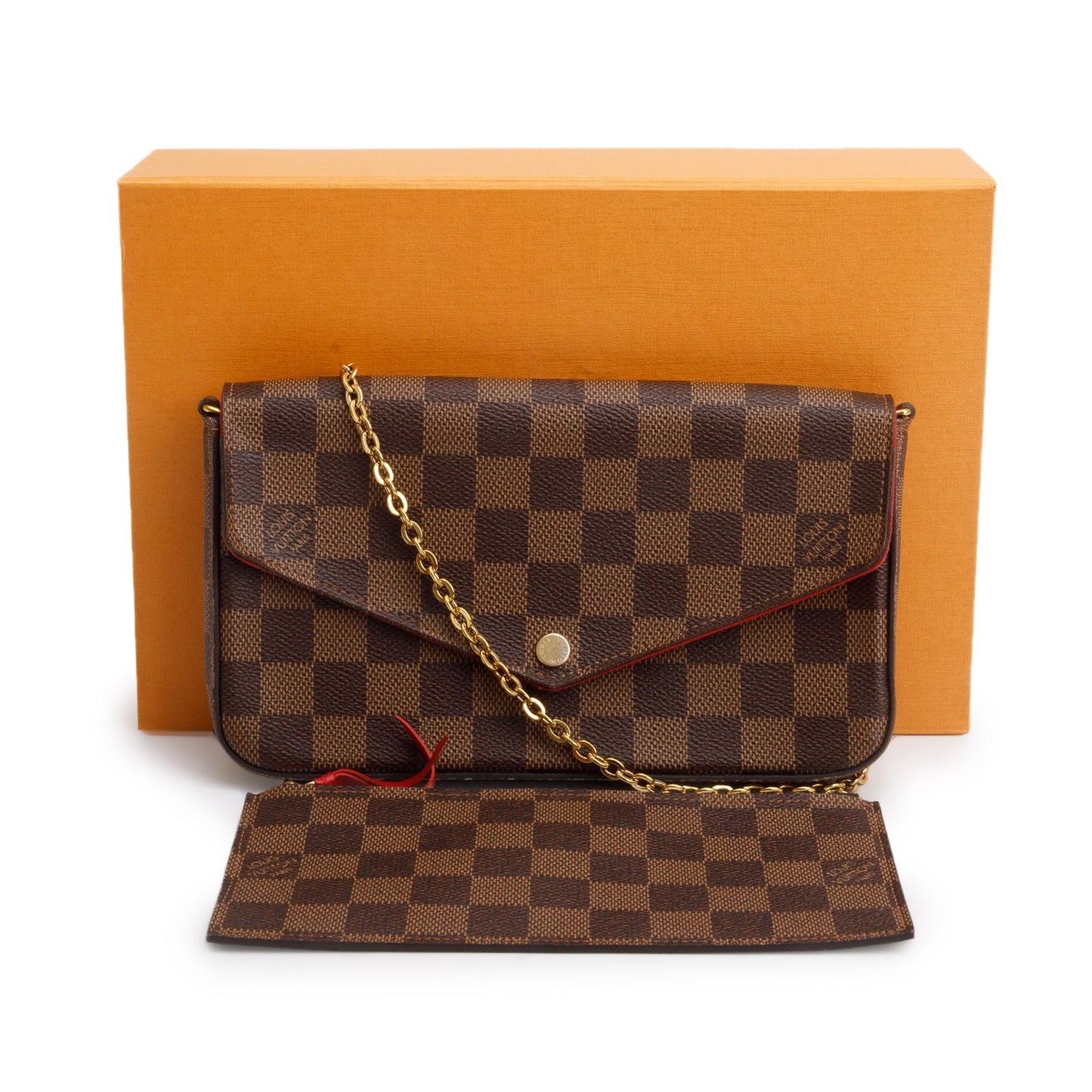 Louis Vuitton Damier Ebene Felicie Pochette Bag