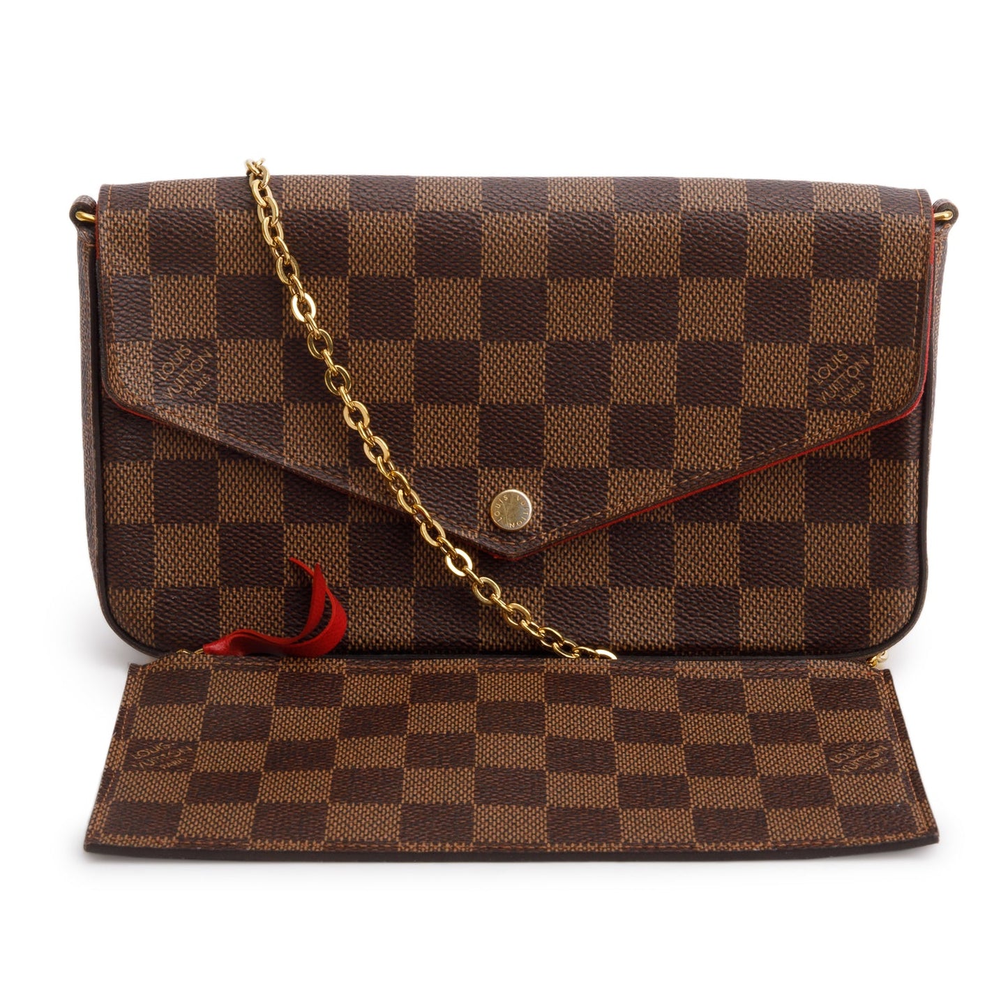 Louis Vuitton Damier Ebene Felicie Pochette Bag