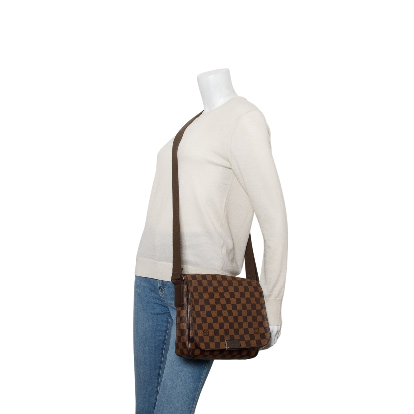 Louis Vuitton Damier Ebene District PM Messenger Bag
