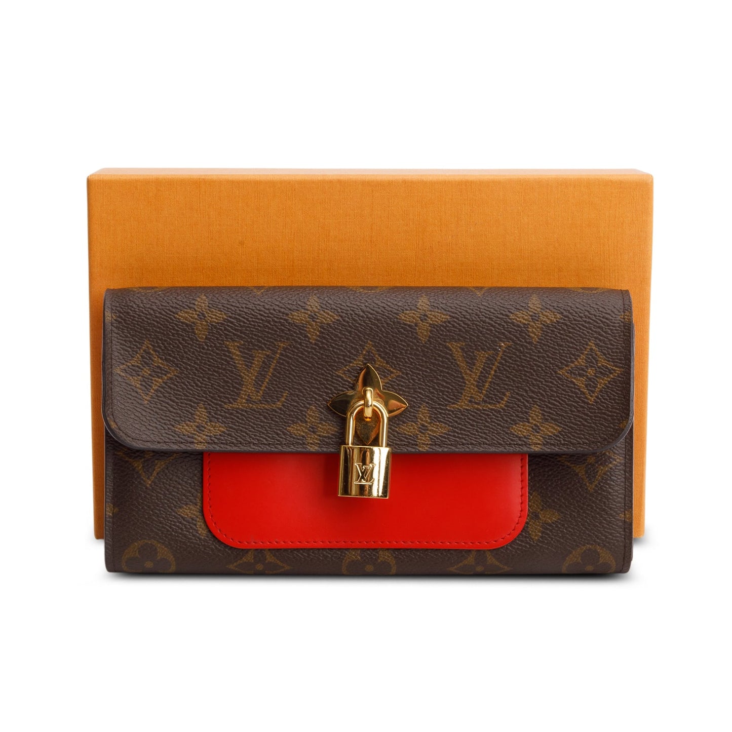 Louis Vuitton Monogram Flower Lock Wallet