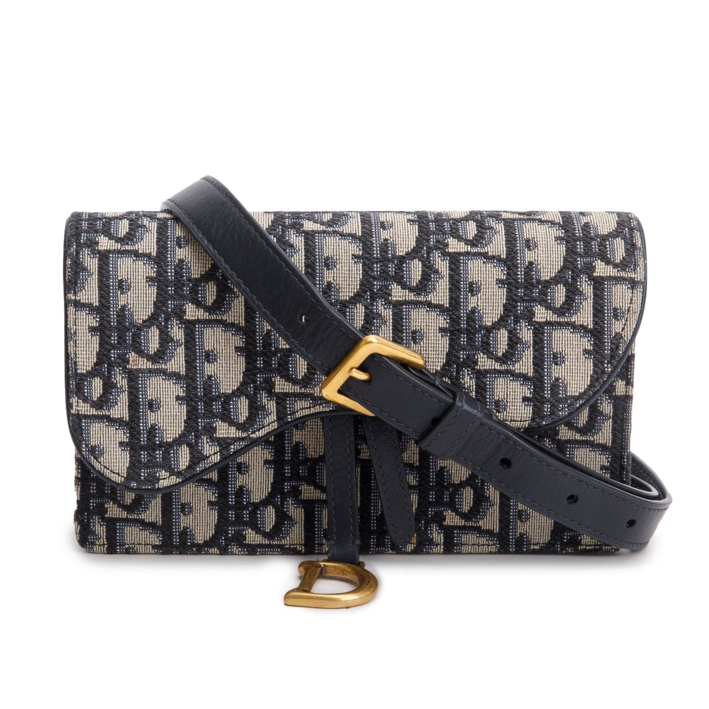 Christian Dior 2020 Oblique Saddle Belt Pouch