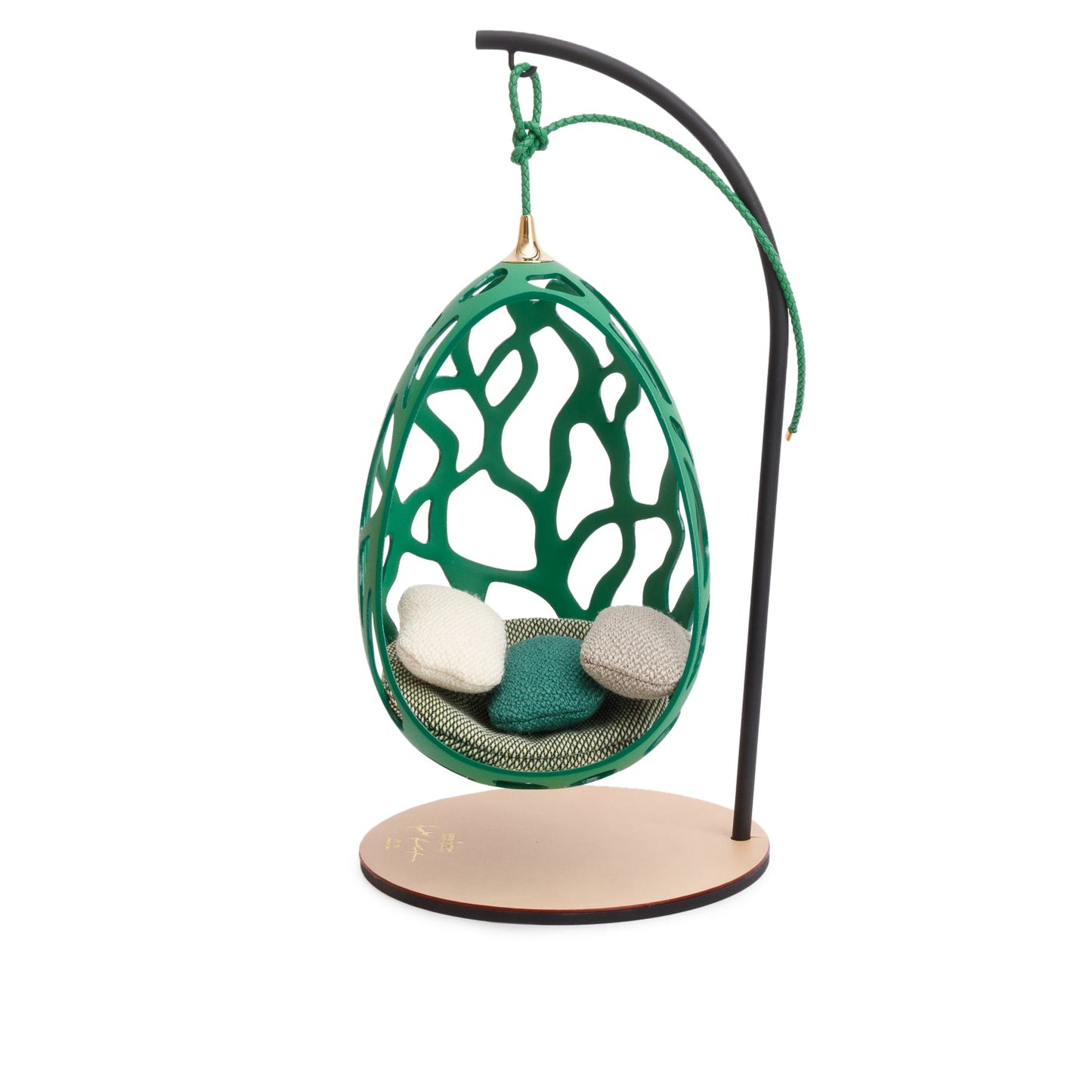 Louis Vuitton x Campana Brothers Limited Edition Green Cocoon Chair Figurine