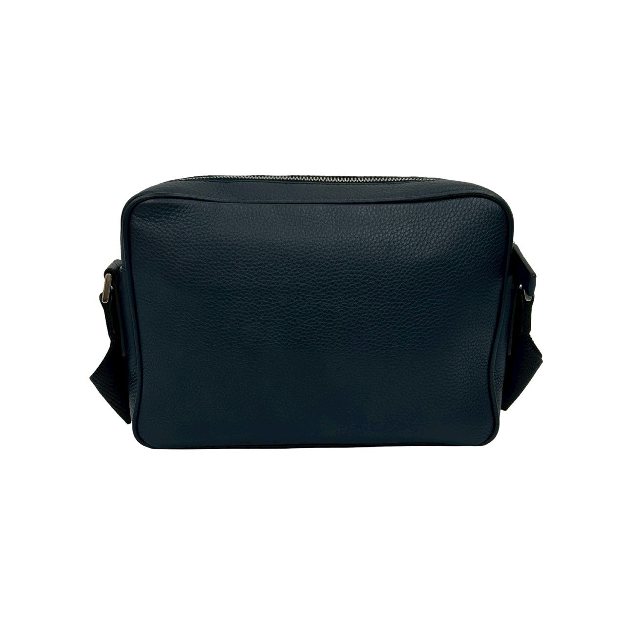 PRADA Shoulder Bag leather Navy