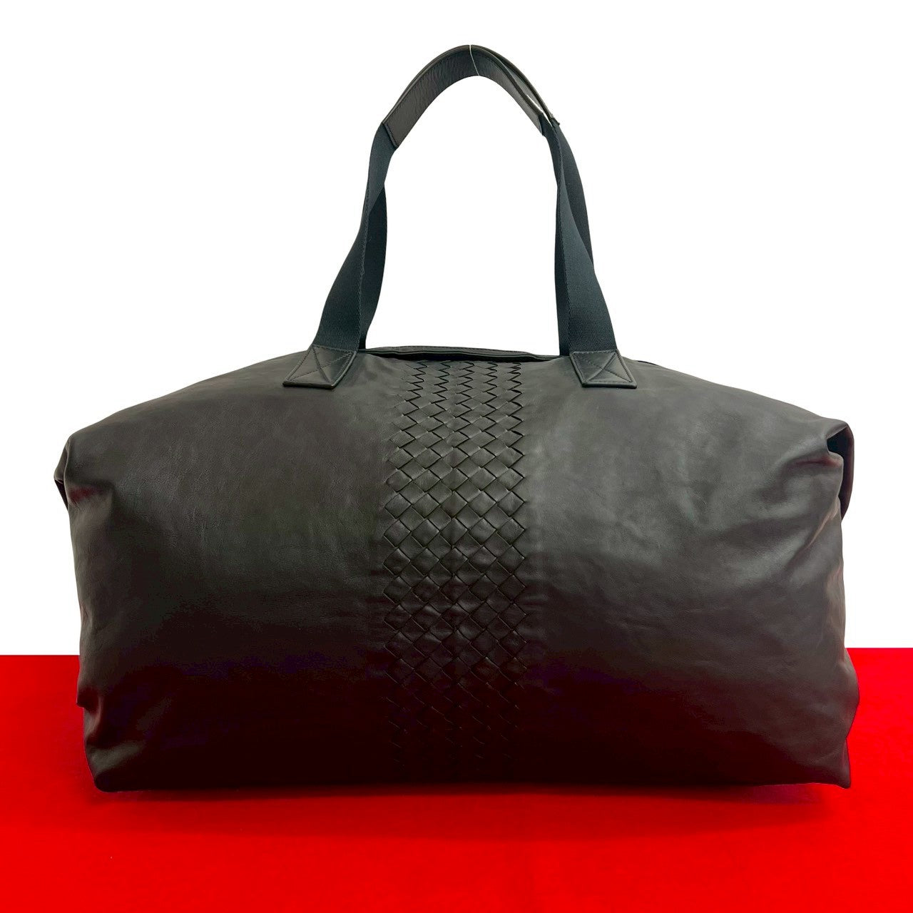 BOTTEGAVENETA Boston Duffel bag leather black