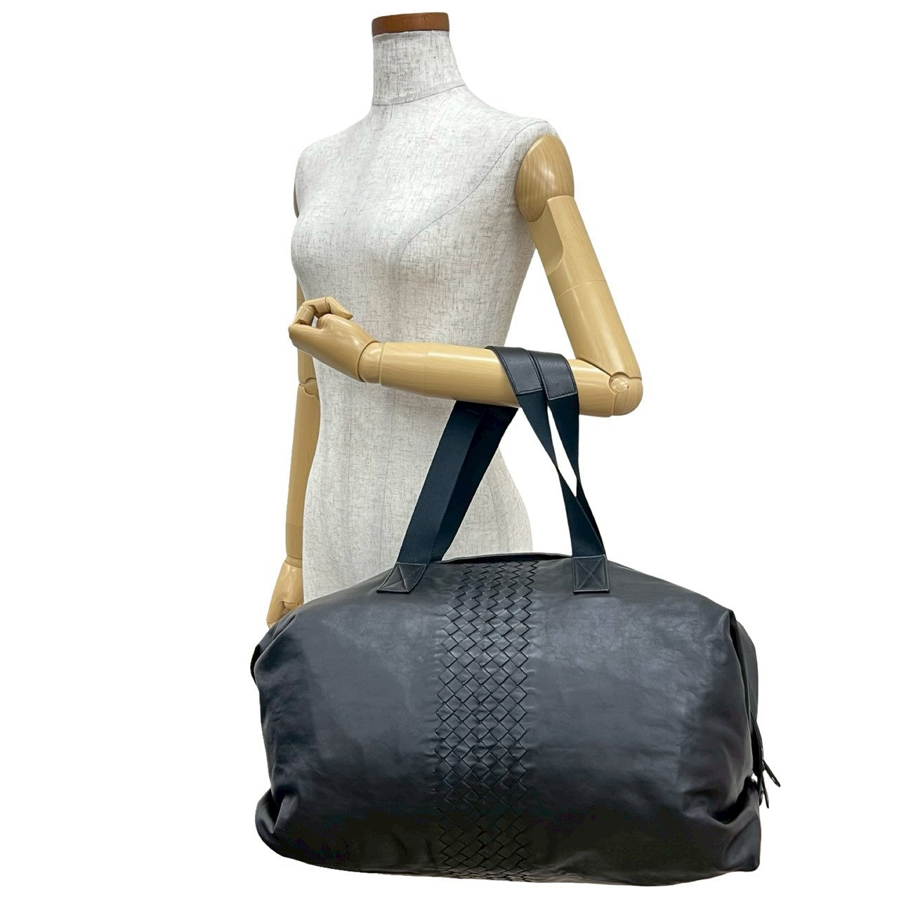 BOTTEGAVENETA Boston Duffel bag leather black