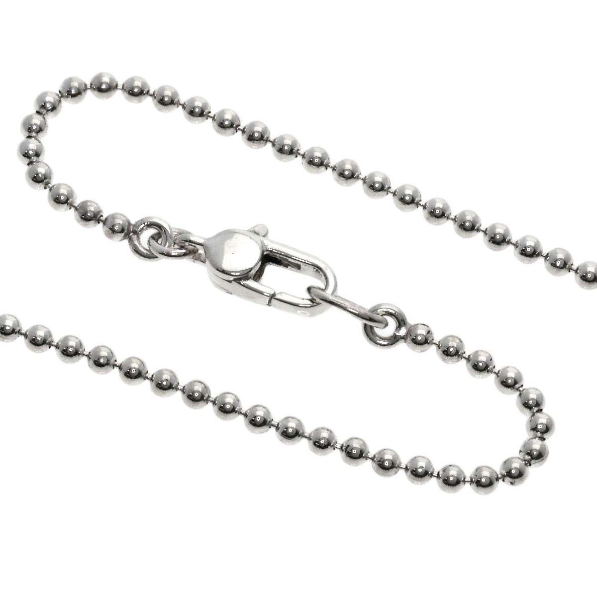 GUCCI Necklace SV Silver With logo Women
