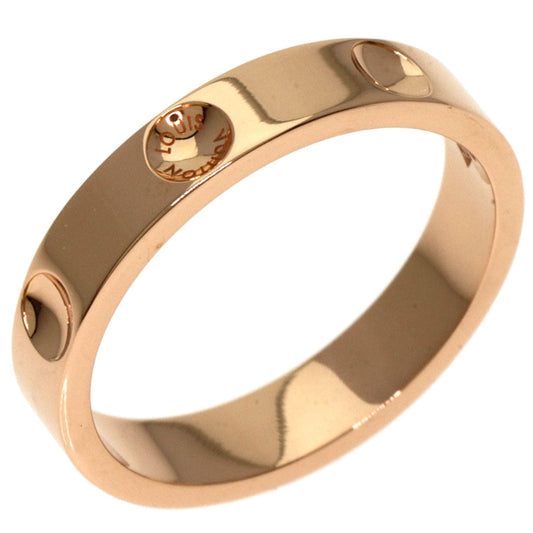 LOUIS VUITTON Ring 18K Pink Gold gold Petite Bourg Empreinte #50