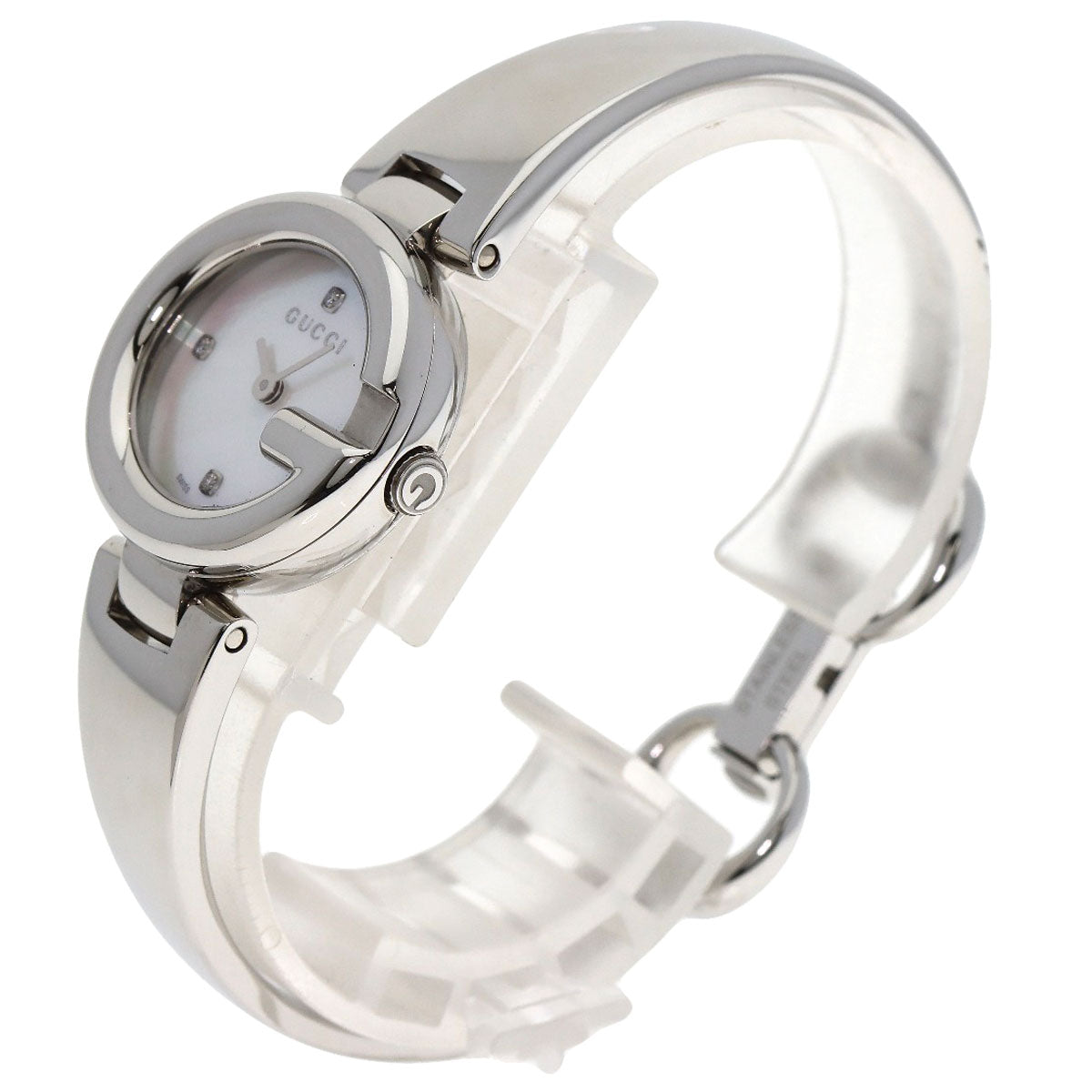 GUCCI Watches Quartz 134.5 Stainless Steel , Stainless Steel Silver G Balloon Shell 3P Diamond shell dial Women