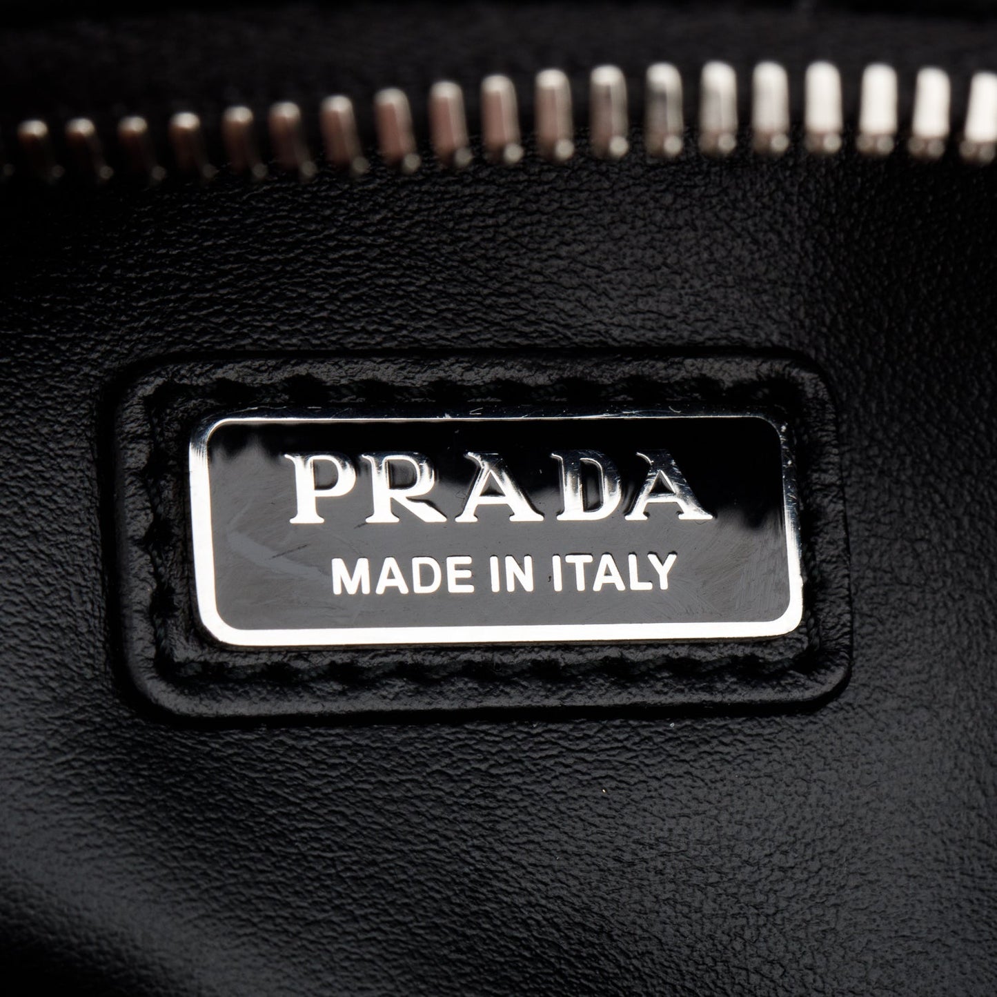 Prada Black Saffiano Leather Travel Brique Crossbody Bag