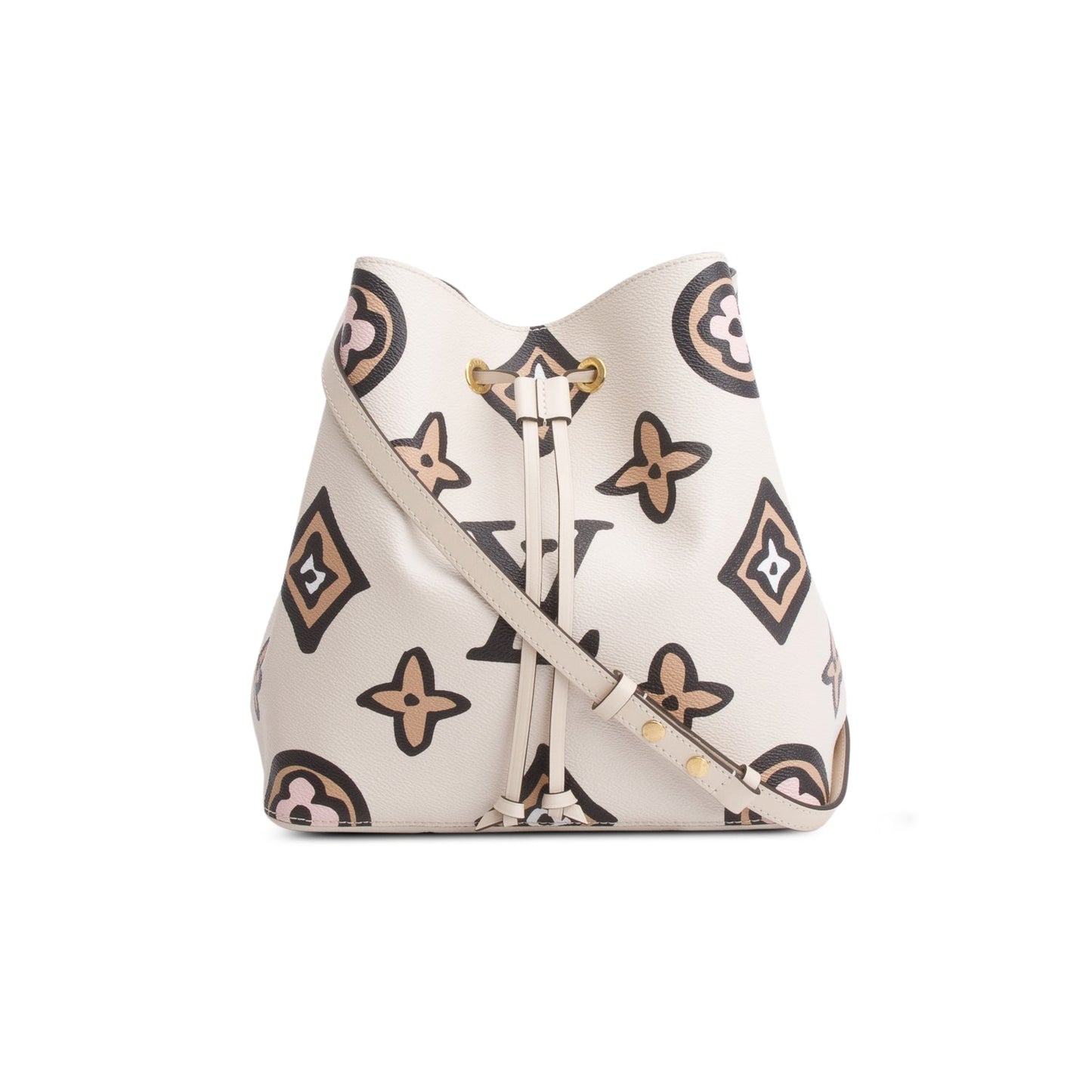Louis Vuitton White Monogram Giant Wild at Heart Neonoe MM