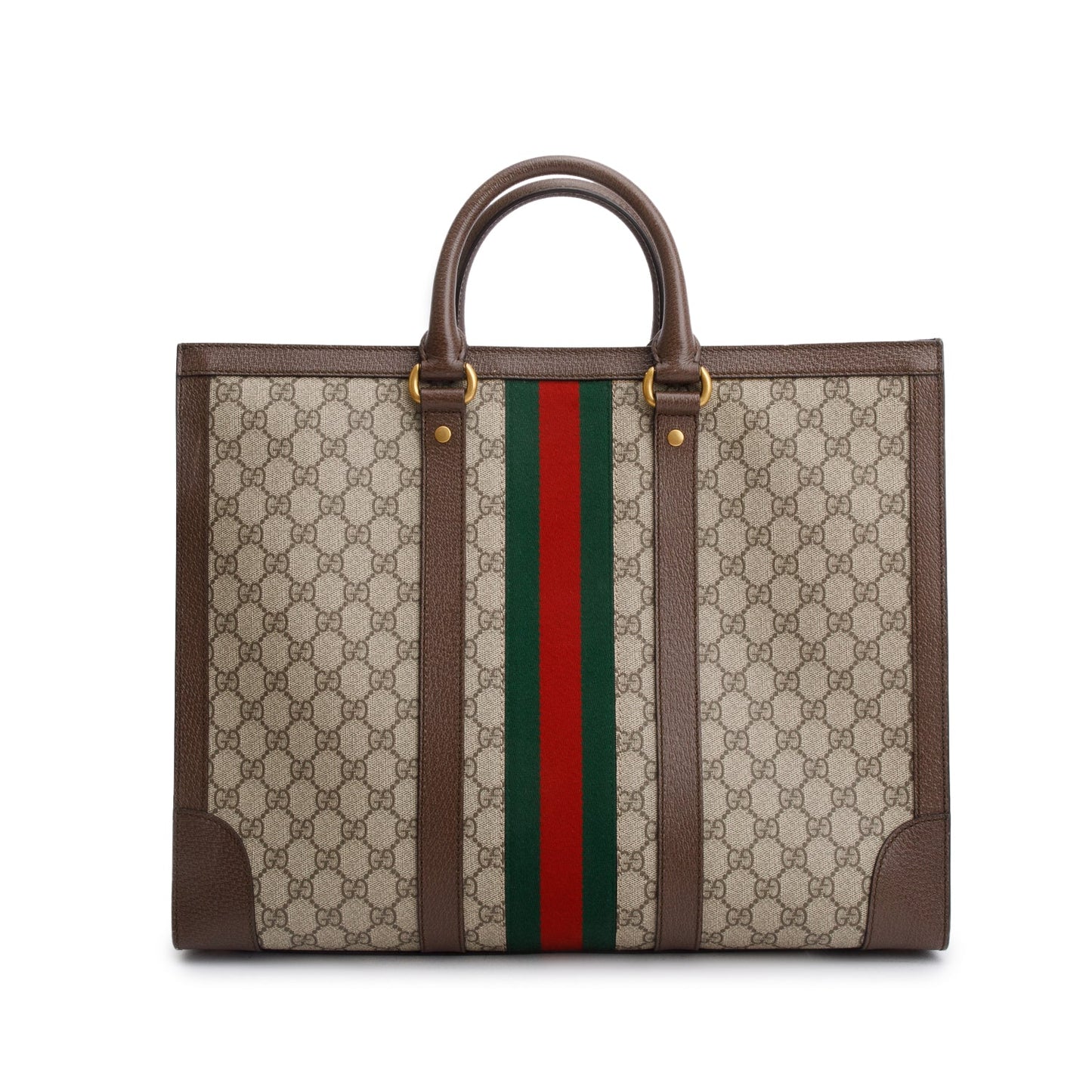 Gucci GG Supreme Monogram Web Ophidia Large Tote