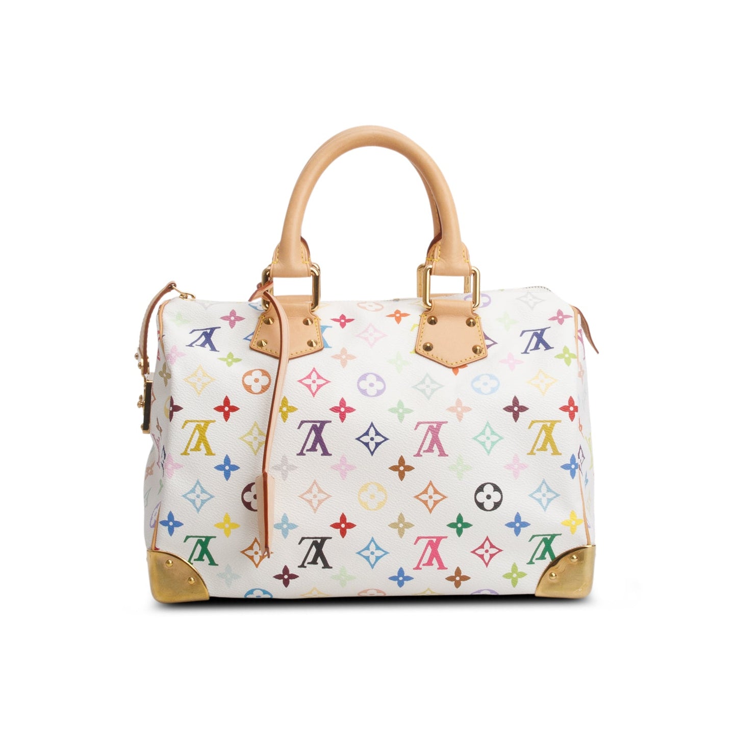 Louis Vuitton White Monogram Multicolore Speedy 30