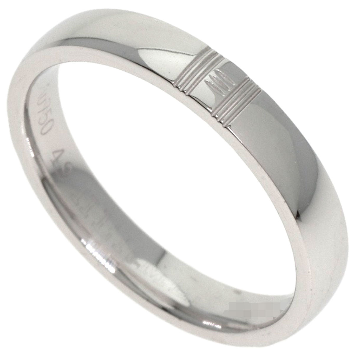 HERMES Ring K18WG Silver Alliance #49