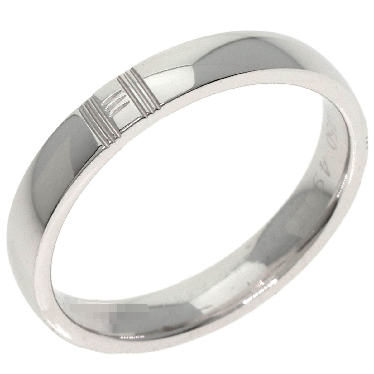 HERMES Ring K18WG Silver Alliance #49