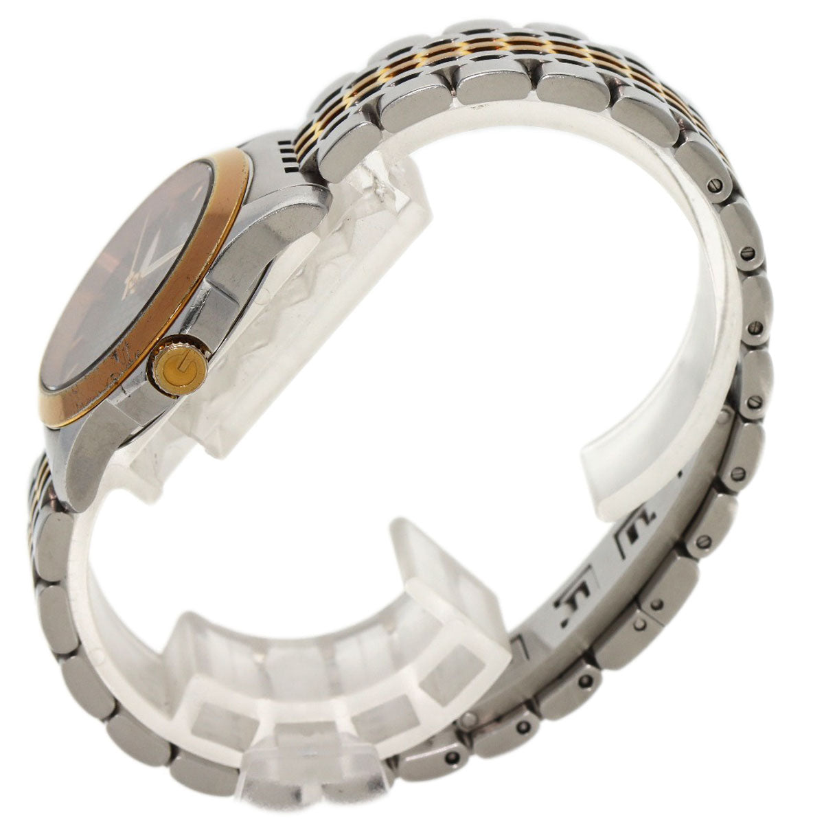 GUCCI Watches Quartz 126.5 Stainless Steel , SSxGP Silver G timeless black dial Women