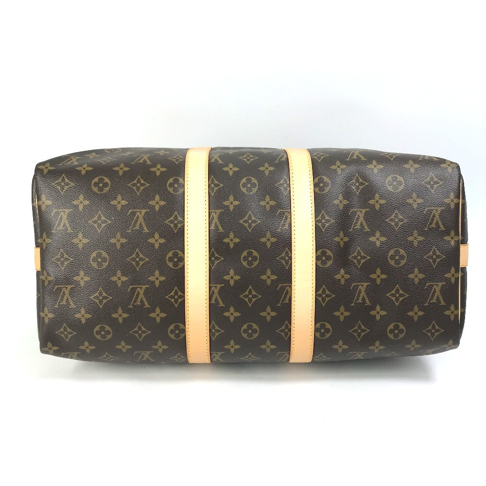 LOUIS VUITTON Boston Duffel bag âl41418 Monogram canvas Brown Travel Bag Shoulder Bag Handbag Keepall bandouliere45 Women
