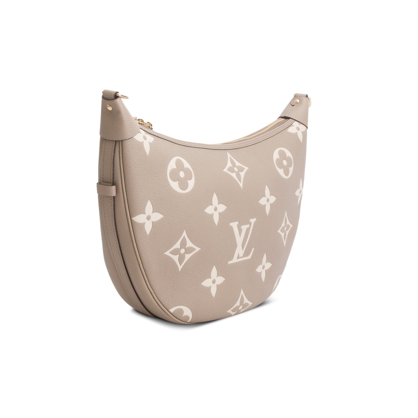 Louis Vuitton 2025 Beige Empreinte Monogram Giant Loop Hobo
